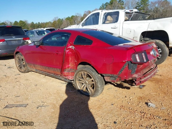2012 Ford Mustang V6 Premium with VIN 1ZVBP8AM1C5287695, listed as a IAAI auction lot 41758145 with 174,211 mi miles. Bid and sale history available at carsss.com. Image 3.