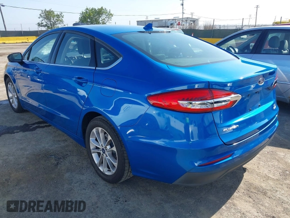 2020 Ford Fusion SE with VIN 3FA6P0HD6LR128539, listed as a IAAI auction lot 42169181 with 52,214 mi miles. Bid and sale history available at carsss.com. Image 3.