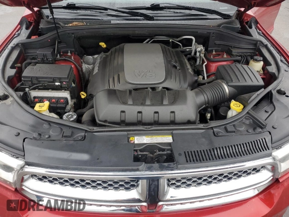 2011 Dodge Durango Citadel with VIN 1D4SE5GT3BC695425, listed as a Copart auction lot 57605535 with 186,998 mi miles and Salvage title. Bid and sale history available at DreamBid. Image 12.