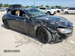 2015 Maserati Ghibli with VIN ZAM57XSA5F1142682, listed as a Copart auction lot 59862623 with 0 mi miles. Bid and sale history available at carsss.com. Image 4.