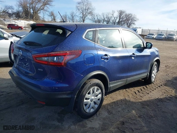 2020 Nissan Rogue Sport S with VIN JN1BJ1CW3LW375736, listed as a IAAI auction lot 41759299 with 50,312 mi miles. Bid and sale history available at carsss.com. Image 4.