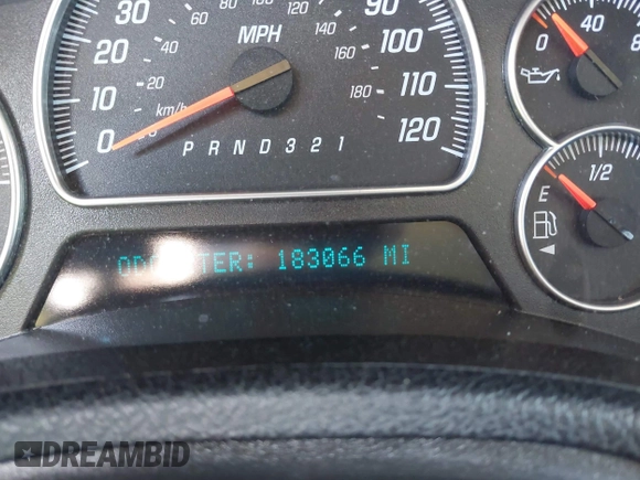2006 GMC Envoy Denali with VIN 1GKES63M262344853, listed as a IAAI auction lot 42024960 with 183,066 mi miles. Bid and sale history available at carsss.com. Image 7.