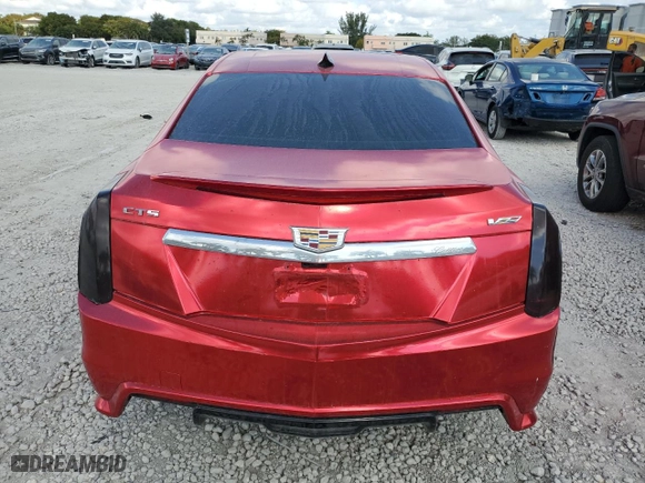 2018 Cadillac CTS-V Sedan with VIN 1G6A15S64J0127287, listed as a Copart auction lot 44023455 with 48678 miles and Clean Title. Bid and sale history available at carsss.com. Image 6.