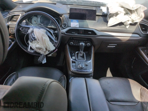 2023 Mazda CX-9 Signature with VIN JM3TCBEY7P0640089, listed as a Copart auction lot 61674085 with 55,387 mi miles and Salvage title. Bid and sale history available at DreamBid. Image 8.