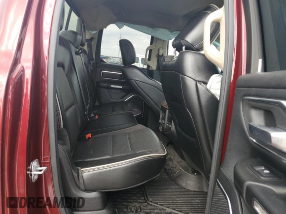 2019 Ram 1500 Laramie with VIN 1C6SRFDT5KN830864, listed as a Copart auction lot 46498855 with 63,935 mi miles and Salvage Title. Bid and sale history available at carsss.com. Image 10.