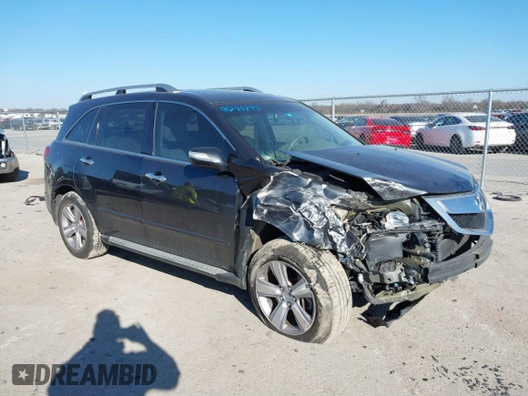 2013 Acura MDX Tech Pkg with VIN 2HNYD2H37DH512951, listed as a IAAI auction lot 41286893 with 107,180 mi miles. Bid and sale history available at carsss.com. Image 6.
