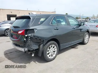2020 Chevrolet Equinox LS with VIN 2GNAXHEV6L6273594, listed as a IAAI auction lot 42047135 with 56,028 mi miles and . Bid and sale history available at DreamBid. Image 4.
