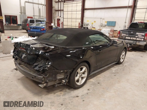 2017 Ford Mustang V6 with VIN 1FATP8EM5H5249658, listed as a IAAI auction lot 39708540 with 31,054 mi miles and . Bid and sale history available at carsss.com. Image 4.
