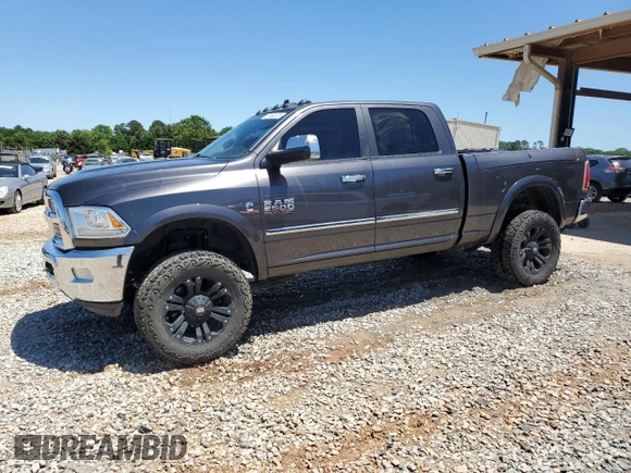 2016 Ram 2500 Laramie with VIN 3C6UR5FL3GG296988, listed as a Copart auction lot 57460535 with 150,161 mi miles and Salvage title. Bid and sale history available at DreamBid. Image 1.