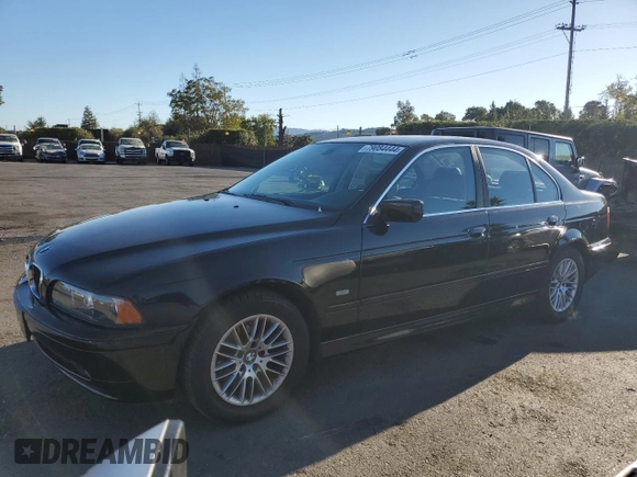 2002 BMW 5 Series 530iA with VIN WBADT63422CH99744, listed as a Copart auction lot 79084444 with 116,340 mi miles and Clean Title. Bid and sale history available at carsss.com. Image 1.