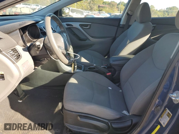 2015 Hyundai Elantra SE with VIN 5NPDH4AE9FH582106, listed as a Copart auction lot 76104884 with 89,183 mi miles and Salvage Title. Bid and sale history available at carsss.com. Image 7.