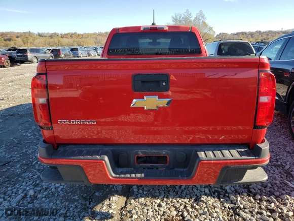 2018 Chevrolet Colorado 4WD Work Truck with VIN 1GCHTBEA8J1118588, listed as a Copart auction lot 80046004 with 108,762 mi miles and Salvage Title. Bid and sale history available at carsss.com. Image 6.