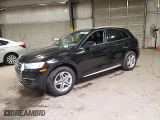 2018 Audi Q5 Premium with VIN WA1ANAFY1J2174801, listed as a Copart auction lot 53709855 with 85,119 mi miles and Salvage Title. Bid and sale history available at carsss.com. Image 1.