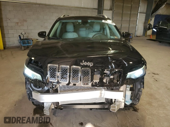 2019 Jeep Cherokee Limited with VIN 1C4PJMDN2KD255950, listed as a Copart auction lot 52145165 with 39,667 mi miles and Salvage Title. Bid and sale history available at carsss.com. Image 5.