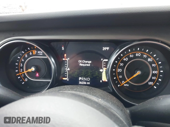 2020 Jeep Gladiator Sport S с VIN 1C6JJTAG0LL207187, выставлен на аукционе IAAI как лот 41559361 с пробегом 36 236 миль миль и . История ставок и продаж доступна на DreamBid. Изображение 7.