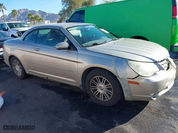 2008 Chrysler Sebring Touring with VIN 1C3LC55R18N271693, listed as a IAAI auction lot 41670857 with 177,734 mi miles. Bid and sale history available at carsss.com. Image 1.