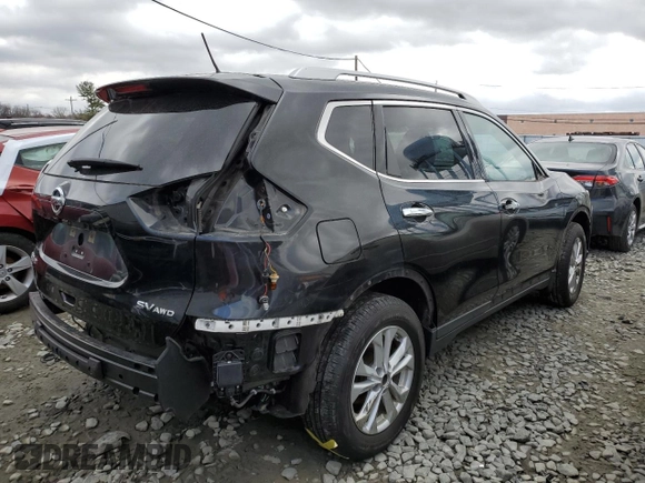 2016 Nissan Rogue SV with VIN KNMAT2MV3GP602356, listed as a Copart auction lot 50409235 with 170,508 mi miles and Salvage Title. Bid and sale history available at carsss.com. Image 3.