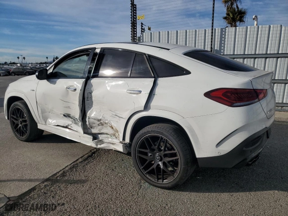 2021 Mercedes-Benz GLE with VIN 4JGFD6BB0MA559463, listed as a Copart auction lot 41450425 with 27,033 mi miles and Salvage Title. Bid and sale history available at carsss.com. Image 2.