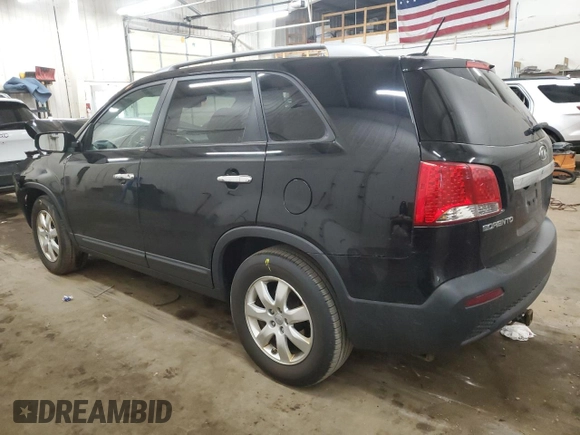 2013 Kia Sorento LX with VIN 5XYKT4A20DG419764, listed as a Copart auction lot 53566815 with 270,017 mi miles and Salvage Title. Bid and sale history available at carsss.com. Image 2.