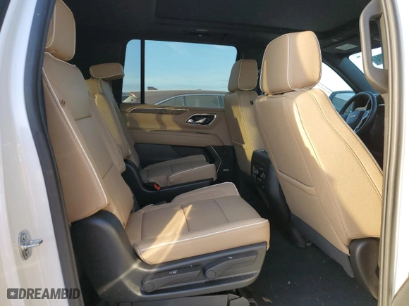 2023 Chevrolet Suburban Premier with VIN 1GNSCFKD3PR456185, listed as a Copart auction lot 76923104 with 0 mi miles and Salvage Title. Bid and sale history available at carsss.com. Image 10.