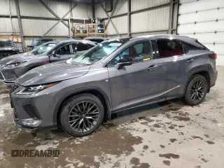 2021 Lexus RX with VIN 2T2YZMDA1MC289836, listed as a Copart auction lot 87644825 with 56,960 mi miles and Clean Title. Bid and sale history available at carsss.com. Image 1.
