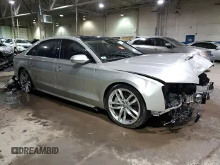 2017 Audi A8 Sport with VIN WAU43AFD5HN017798, listed as a Copart auction lot 41431545 with 128,975 mi miles and Clean title. Bid and sale history available at DreamBid. Image 4.