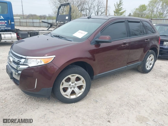 2012 Ford Edge SEL with VIN 2FMDK3JC1CBA45260, listed as a IAAI auction lot 42024673 with 183,328 mi miles. Bid and sale history available at carsss.com. Image 2.