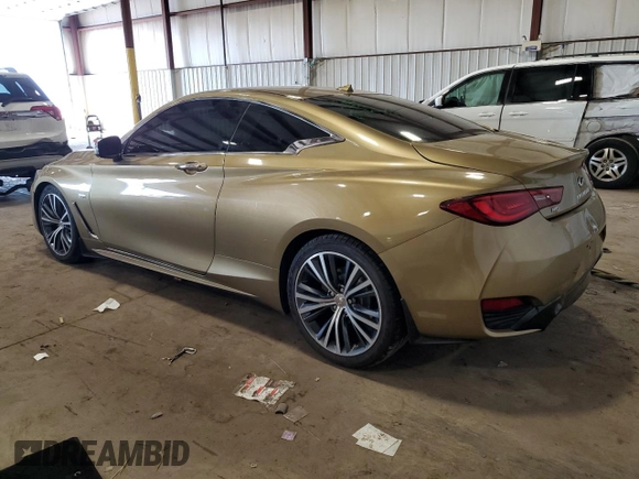 2019 Infiniti Q60 Luxe with VIN JN1EV7EL7KM290898, listed as a Copart auction lot 67174033 with 34,901 mi miles and Salvage Title. Bid and sale history available at DreamBid. Image 2.
