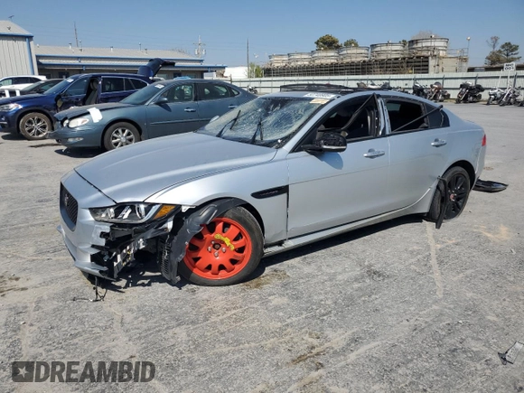 2018 Jaguar XE 25t Prestige with VIN SAJAK4FX2JCP19908, listed as a Copart auction lot 50748905 with 0 mi miles and Clean Title. Bid and sale history available at carsss.com. Image 1.