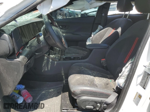 2024 Hyundai Kona N Line with VIN KM8HACA32RU063614, listed as a Copart auction lot 61770084 with Not Provided miles and Salvage Title. Bid and sale history available at carsss.com. Image 7.