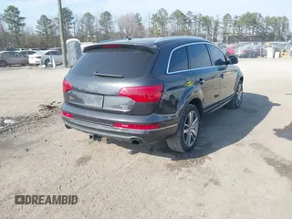 2014 Audi Q7 Premium Plus with VIN WA1LGAFE9ED001319, listed as a IAAI auction lot 41775171 with 144,711 mi miles and . Bid and sale history available at DreamBid. Image 4.