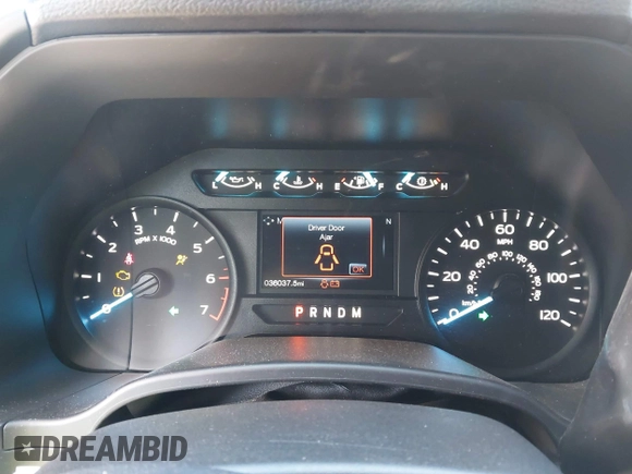 2019 Ford F-150 XL with VIN 1FTEW1EP5KKE97862, listed as a IAAI auction lot 41831711 with 36,037 mi miles. Bid and sale history available at carsss.com. Image 7.