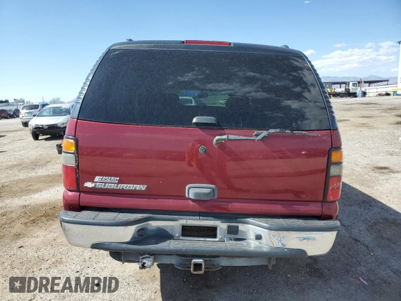2006 Chevrolet Suburban LS with VIN 3GNFK16Z16G209565, listed as a Copart auction lot 62562075 with 193,249 mi miles and Salvage title. Bid and sale history available at DreamBid. Image 6.