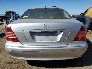 2003 Mercedes-Benz S-Class 4.3L with VIN WDBNG70JX3A319731, listed as a Copart auction lot 47300885 with 0 mi miles and Non Repairable. Bid and sale history available at carsss.com. Image 6.