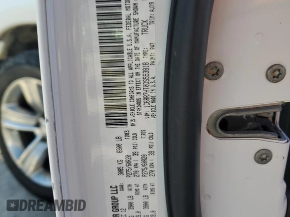 2013 Ram 1500 Sport with VIN 1C6RR7HT0DS553818, listed as a Copart auction lot 81354534 with 165,971 mi miles and Salvage Title. Bid and sale history available at carsss.com. Image 12.
