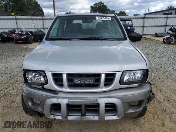 2002 Isuzu Rodeo with VIN 4S2CM57W024315499, listed as a Copart auction lot 75885194 with 183,425 mi miles and Salvage title. Bid and sale history available at DreamBid. Image 5.