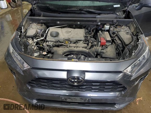 2019 Toyota RAV4 XLE Premium with VIN JTMA1RFV9KD016329, listed as a Copart auction lot 49913115 with 60,424 mi miles and Salvage Title. Bid and sale history available at carsss.com. Image 11.