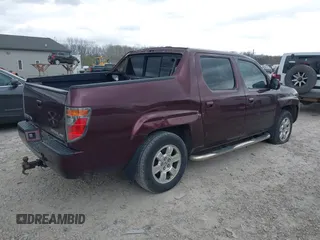 2008 Honda Ridgeline RTL with VIN 2HJYK16558H511163, listed as a IAAI auction lot 42037960 with 191,456 mi miles. Bid and sale history available at carsss.com. Image 4.