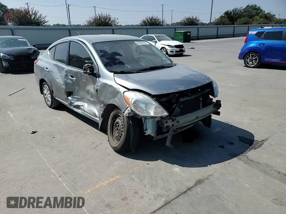 2013 Nissan Versa S Plus with VIN 3N1CN7AP3DL863681, listed as a Copart auction lot 76935524 with 86,971 mi miles and Salvage title. Bid and sale history available at DreamBid. Image 10.
