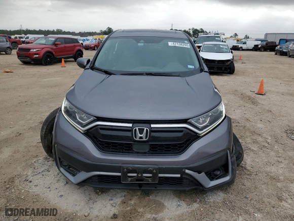 2021 Honda CR-V EX-L with VIN 2HKRW1H85MH419590, listed as a Copart auction lot 47138205 with 68,590 mi miles and Salvage Title. Bid and sale history available at carsss.com. Image 5.