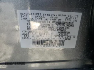 2024 Nissan Kicks S with VIN 3N1CP5BV3RL471450, listed as a Copart auction lot 53085745 with 9,448 mi miles and Salvage Title. Bid and sale history available at carsss.com. Image 15.