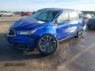 2019 Acura MDX w/Technology/A-Spec Pkg with VIN 5J8YD4H06KL028312, listed as a IAAI auction lot 41762000 with 1 mi miles. Bid and sale history available at carsss.com. Image 2.