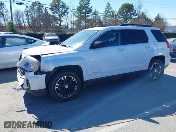 2017 GMC Terrain SLE z VIN 2GKALNEK2H6199496, wystawiony jako IAAI lot #41632391 z przebiegiem 123 326 mil mil oraz . Historia ofert i sprzedaży dostępna na DreamBid. Obrazek 17.