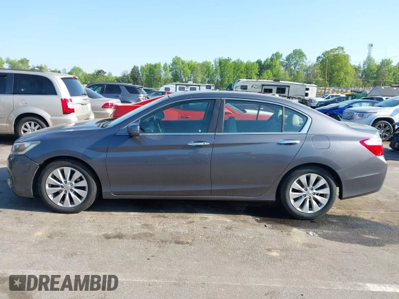 2013 Honda Accord EX-L with VIN 1HGCR2F89DA124961, listed as a IAAI auction lot 42072013 with 141,480 mi miles and . Bid and sale history available at DreamBid. Image 15.
