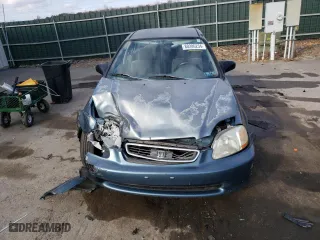 1996 Honda Civic DX with VIN 2HGEJ6627TH519109, listed as a Copart auction lot 80286234 with 149,482 mi miles and Salvage Title. Bid and sale history available at carsss.com. Image 5.