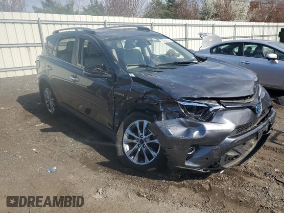 2017 Toyota RAV4 Hybrid Limited with VIN JTMDJREVXHD119783, listed as a Copart auction lot 53784315 with Not Provided miles and Salvage Title. Bid and sale history available at carsss.com. Image 4.