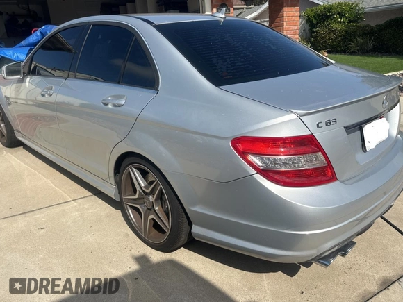 2010 Mercedes-Benz C C 63 AMG with VIN WDDGF7HBXAF436547, listed as a Copart auction lot 55617955 with 150,366 mi miles and Clean Title. Bid and sale history available at carsss.com. Image 3.