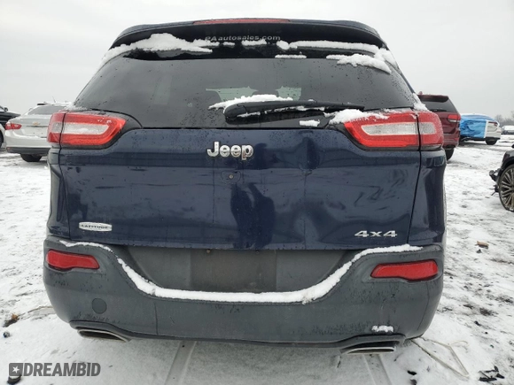 2015 Jeep Cherokee Latitude with VIN 1C4PJMCS3FW787371, listed as a Copart auction lot 42764865 with 0 mi miles and Salvage Title. Bid and sale history available at carsss.com. Image 6.
