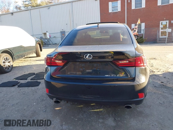 2014 Lexus IS 250 with VIN JTHCF1D26E5001000, listed as a IAAI auction lot 41244743 with 121,276 mi miles. Bid and sale history available at carsss.com. Image 17.