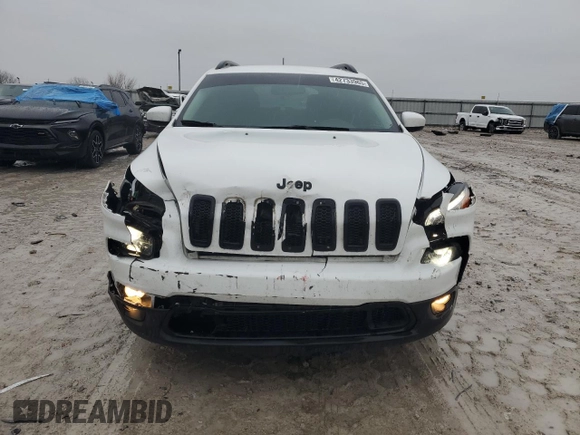 2018 Jeep Cherokee Latitude with VIN 1C4PJMCX5JD589634, listed as a Copart auction lot 42733965 with 127,927 mi miles and Salvage title. Bid and sale history available at DreamBid. Image 5.